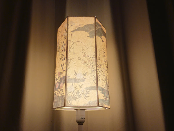Four Seasons Flowers and Grass Portable Lampshade Japanese Paper Lampshade