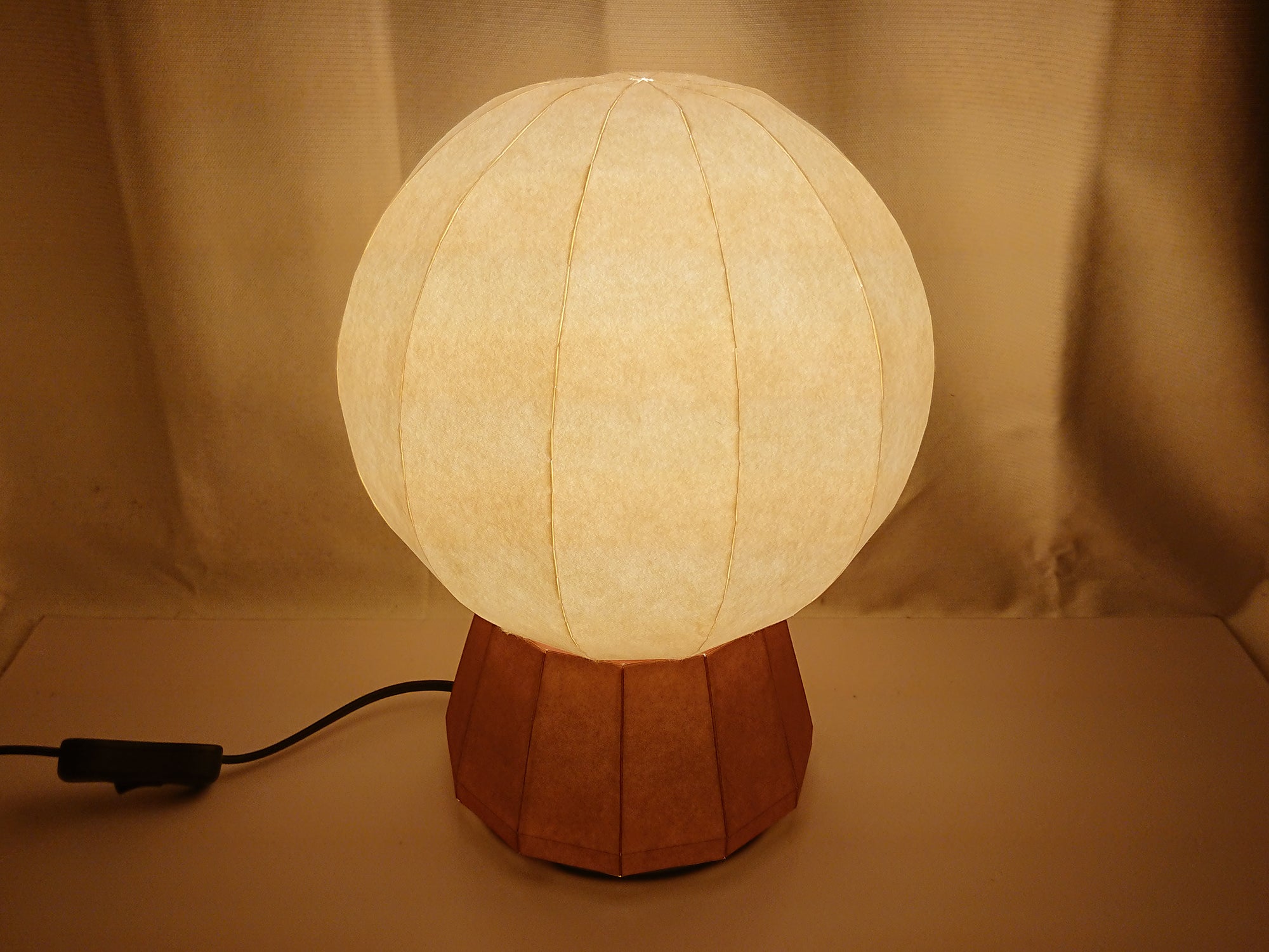 Crystal ball type table lamp shade Japanese paper lamp shade