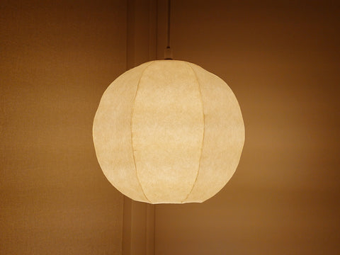 Pantalla de luz colgante tipo bola Pantalla de lámpara de papel japonés