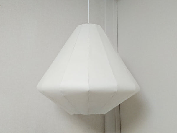 Pantalla de lámpara de papel japonés con pantalla de luz colgante de tipo cónico