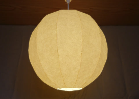 Medium size lampshade for ball type pendant light Japanese paper lampshade