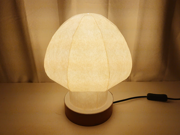 Pantalla de lámpara de mesa tipo hongo Pantalla de lámpara de papel japonés