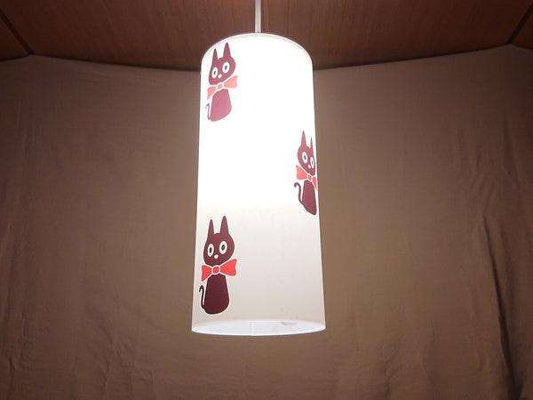 Cat pattern 1 illuminated print lampshade