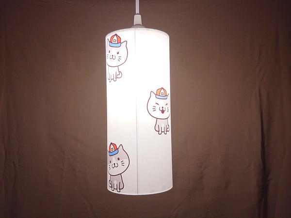 Cat pattern 3 illuminated print lampshade