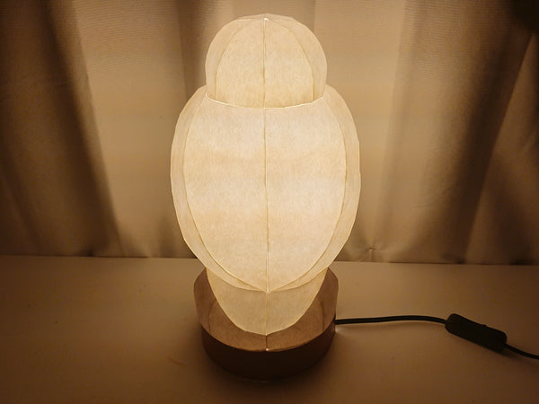 Weißer Eulen-Tischlampenschirm Lampenschirm aus japanischem Papier