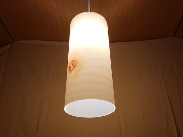 Wood grain pattern 1 illuminated print lampshade