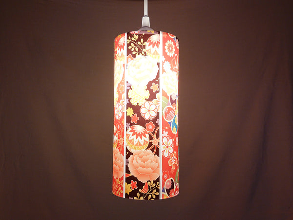 Japanese pattern illuminated print lampshade