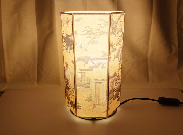 Japanese painting "Ise Monogatari" print table lamp shade Japanese paper lamp shade