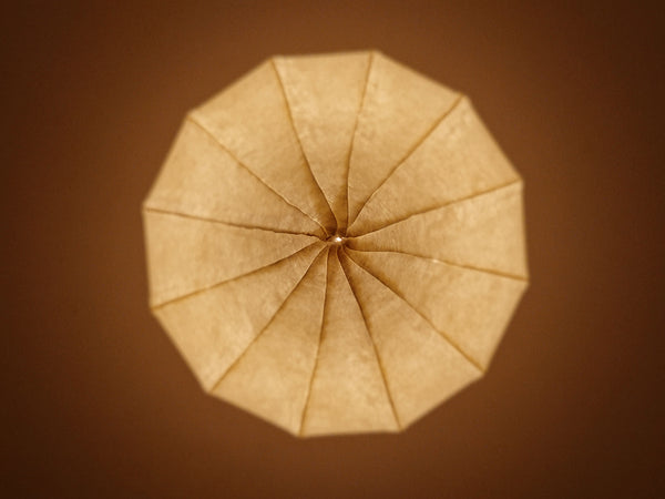 Water drop type Japanese paper shade night lamp