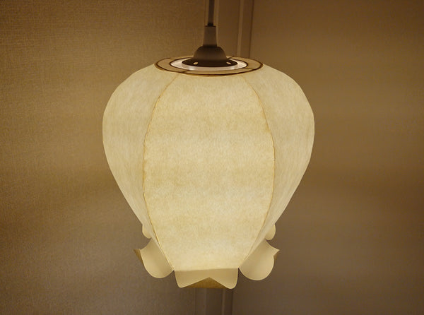 Lily of the valley flower pendant light shade Japanese paper lamp shade