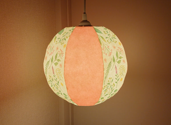 Temari pendant light shade Japanese paper lamp shade