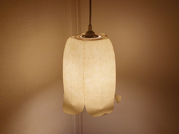 Canterbury bells flower pendant light shade Japanese paper lamp shade